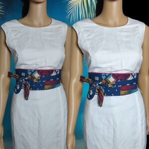 Handmade OBI belt. Made with Cotton print